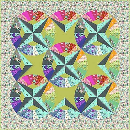 Fandango Quilt by Tula Pink Featuring Tabby Road Fabric Kit Quilt Kit USA Shipping included in price