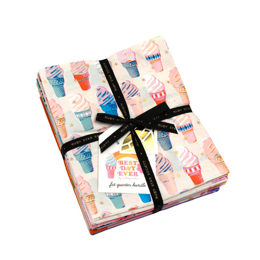 PREORDER ITEM - EXPECTED SEPTEMBER 2025: Best Day Ever by Melody Miller of Ruby Star Society Fat Quarter Bundle of 23 Prints + 1 Panel   RS0102FQ Bundle