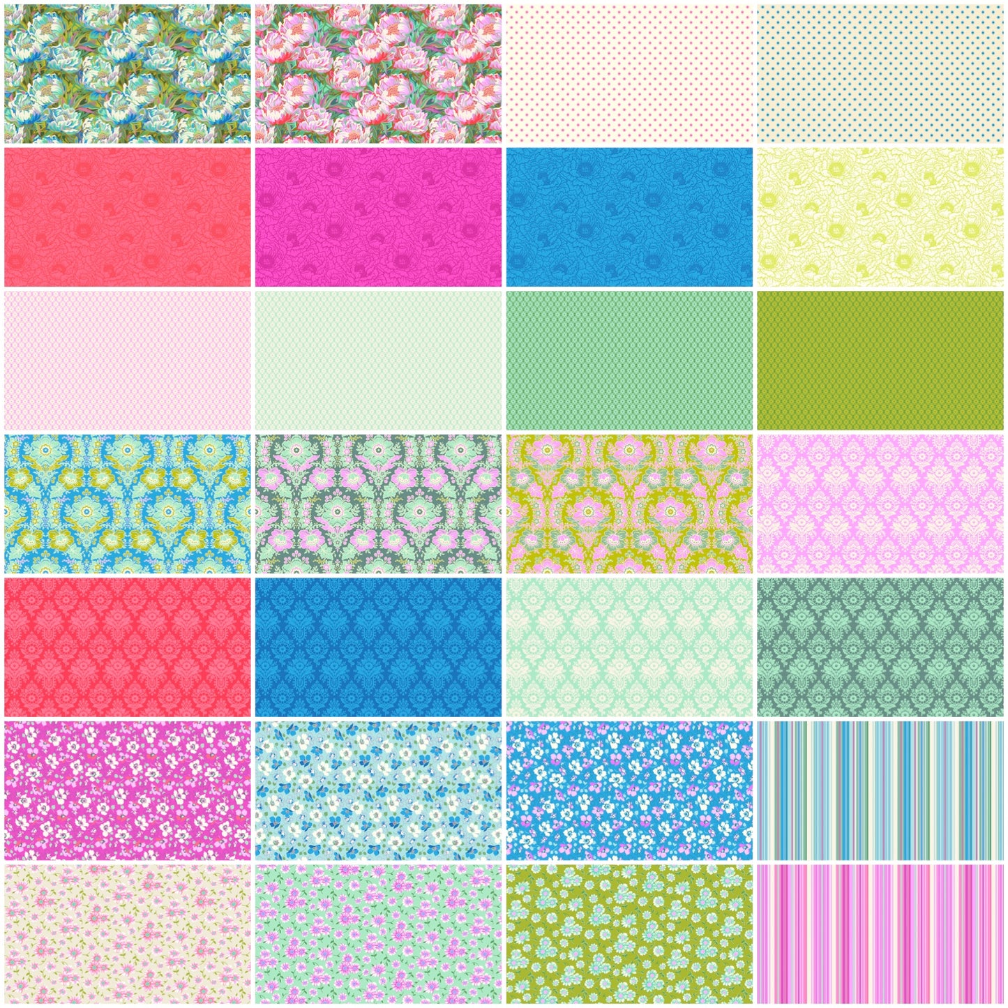 PREORDER ITEM - EXPECTED MAY 2025: Full Bloom by Heather Bailey Fat Quarter Bundle of 28 Prints FQFULLBL28-10 Bundle