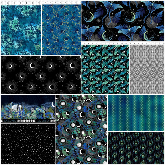 PREORDER ITEM - EXPECTED NOVEMBER 2025: Folklore by Morris Creative Group  Fat Quarter Bundle of 7 Prints FMCG FQ Bundle