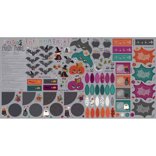 New Arrival: Little Witch by Jennifer Long Felt Party Panel 36" x 69"   FT14567-PANEL