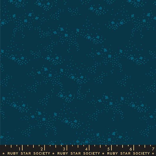PREORDER ITEM - EXPECTED MAY 2024:  Dog Park by Sarah Watts of Ruby Star Society Field Teal Navy    RS2100-14 Cotton Woven Fabric