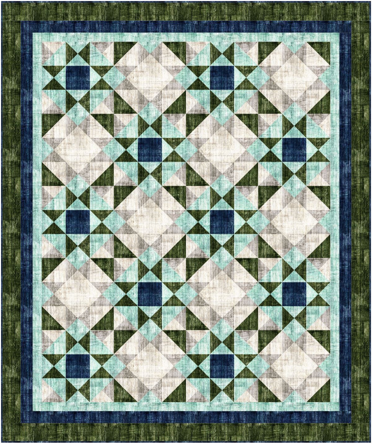 PREORDER ITEM - EXPECTED JANUARY 2025: Into The Woods by Dan Morris Forest Glade Quilt Pattern by Quilting Affections Design Pattern