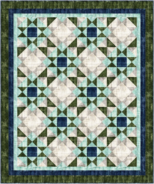 Forest Glade Quilt Pattern by Quilting Affections Design