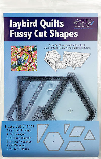 Fussy Cut Shapes by Julie Herman of Jaybird Quilts JBQ205