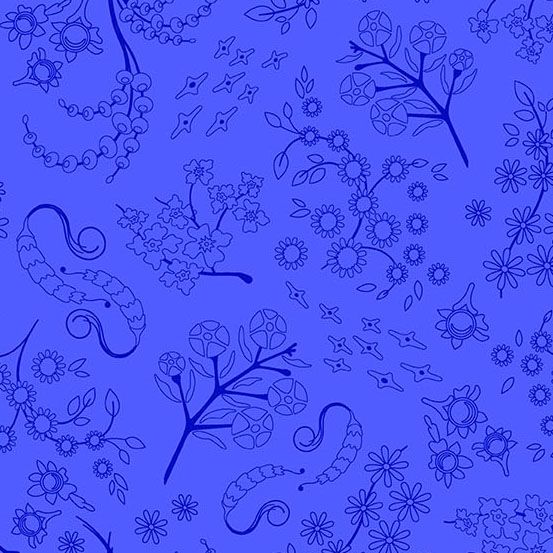 Preorder August 2026: Color Camp Dusk Nestled Blueberry 10427-B by Alison Glass