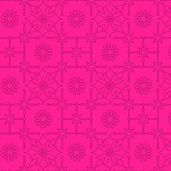 Preorder September 2026: Color Camp Bloom Glass Leatherwork Strawberry 10429-E by Alison Glass