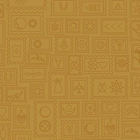 Preorder September 2026: Color Camp Sun Postcard Muted Marigold 10424-N by Alison Glass