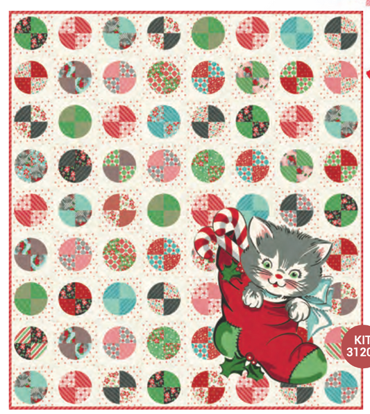 PREORDER ITEM - EXPECTED MAY 2024: Kitty Christmas by Urban Chiks Here Comes Santa Claws Kit  USA Shipping included in price  KIT31200 Kit