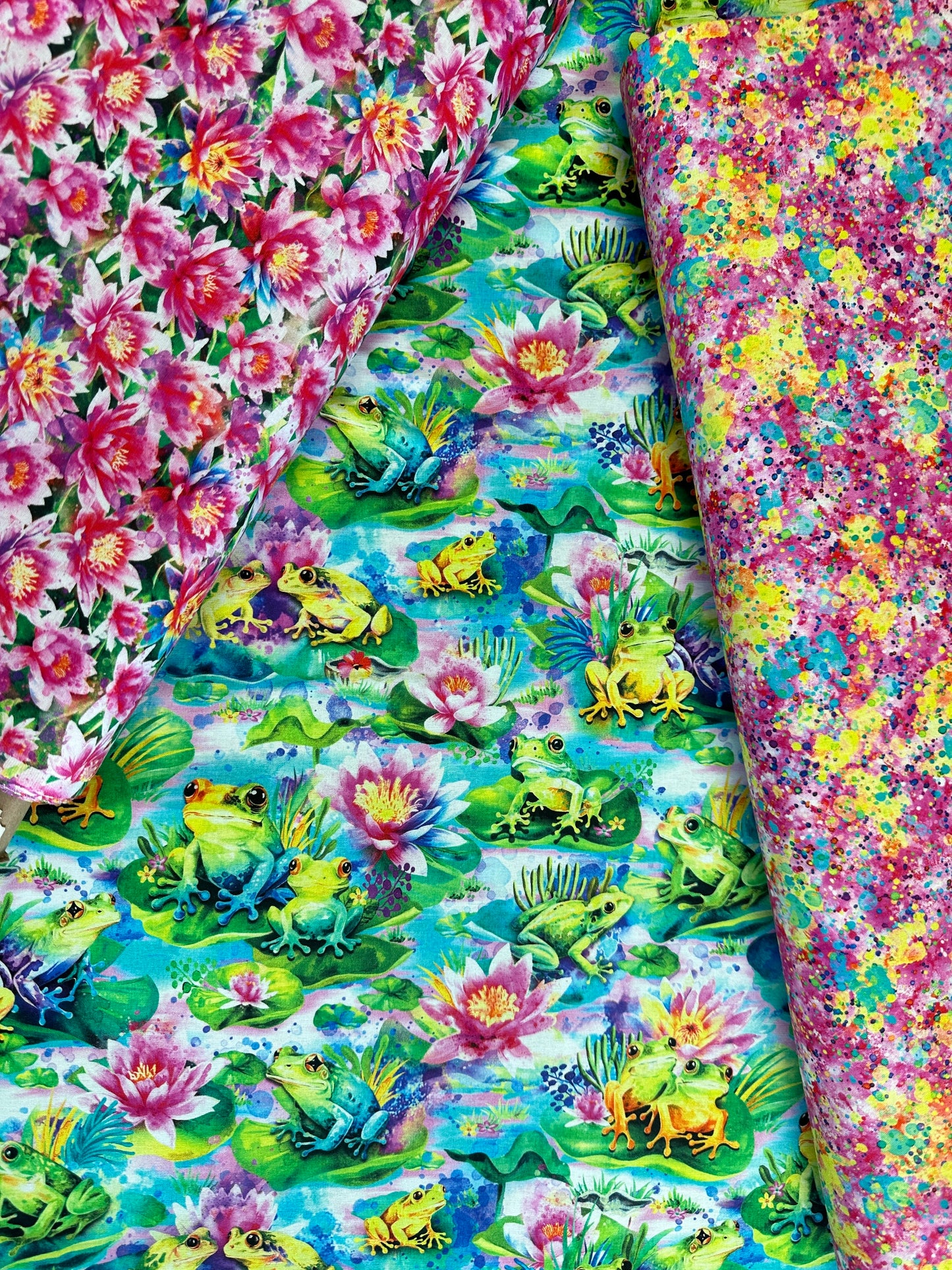 Hip Hop Lily Pads    597681 Cotton Woven Fabric