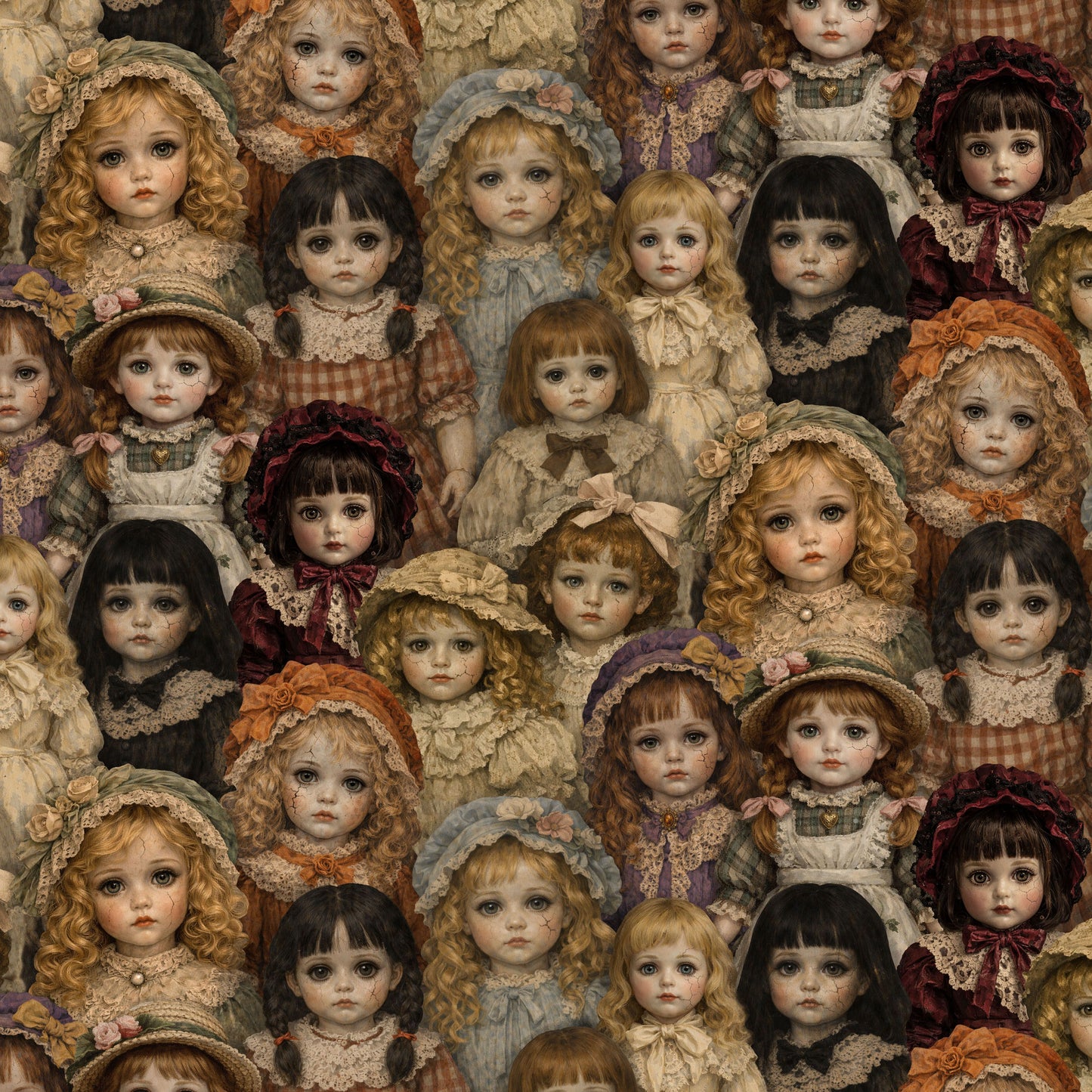 Preorder June 2027: Haunted Mansion Doll Collection Sepia 3244-34