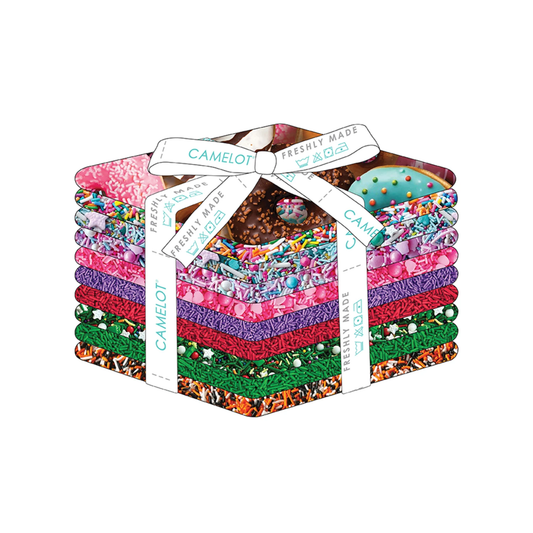 Preorder August 2026: Confetti Fun FQ Bundle of 10 Prints 21250408FQB by Camelot Fabrics