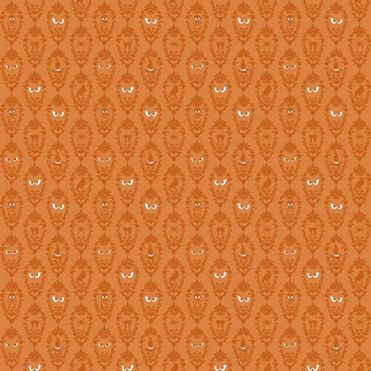 Preorder Apr 2027: Cobweb Cottage Damask Orange C19083-ORANGE