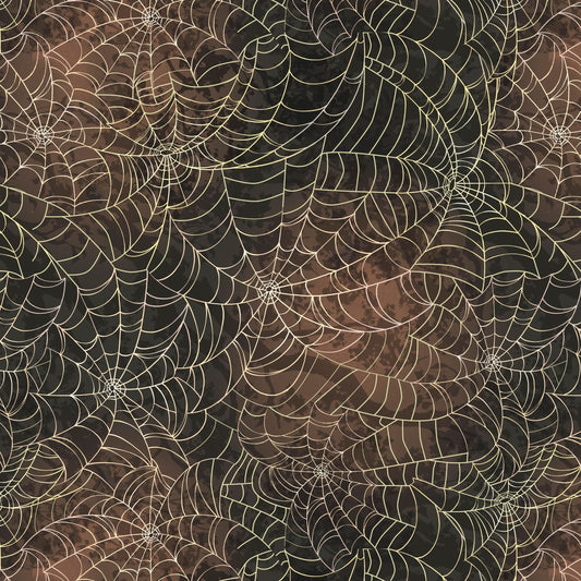 Preorder June 2026: Harvest Haunt Spider Web With Shadows Charcoal 4814-97 by Episodic Drawing
