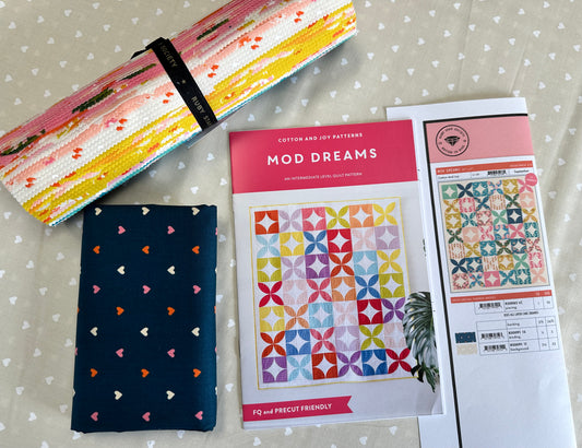 Juicy by Melody Miller of Ruby Star Society  Mod Dreams Quilt Kit including Pattern by Cotton and Joy