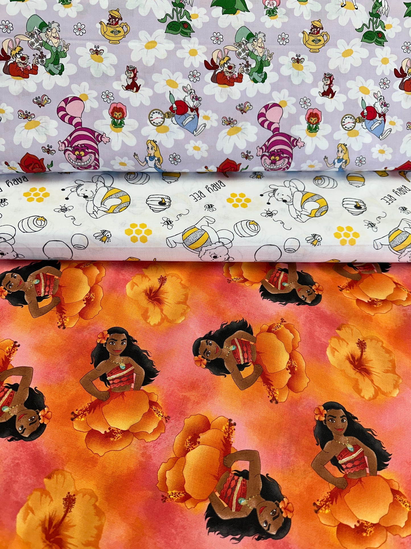 Licensed Prints Moana Flower    81533-A62078 Cotton Woven Fabric