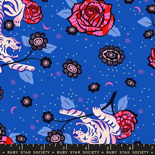Preorder October 2026: Ink Shop Tiger Rose Blue Ribbon RS2143 12 by Sarah Watts of RSS