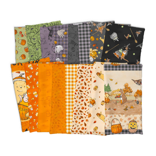 Preorder June 2026: Haunted Acre Wood Half Yard Bundle of 15 Prints and 1 Panel by W. A. Dodge