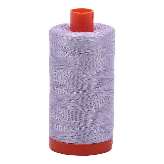 Mako Cotton Thread Solid 50wt 1422 yard spool Iris   A1050-2560