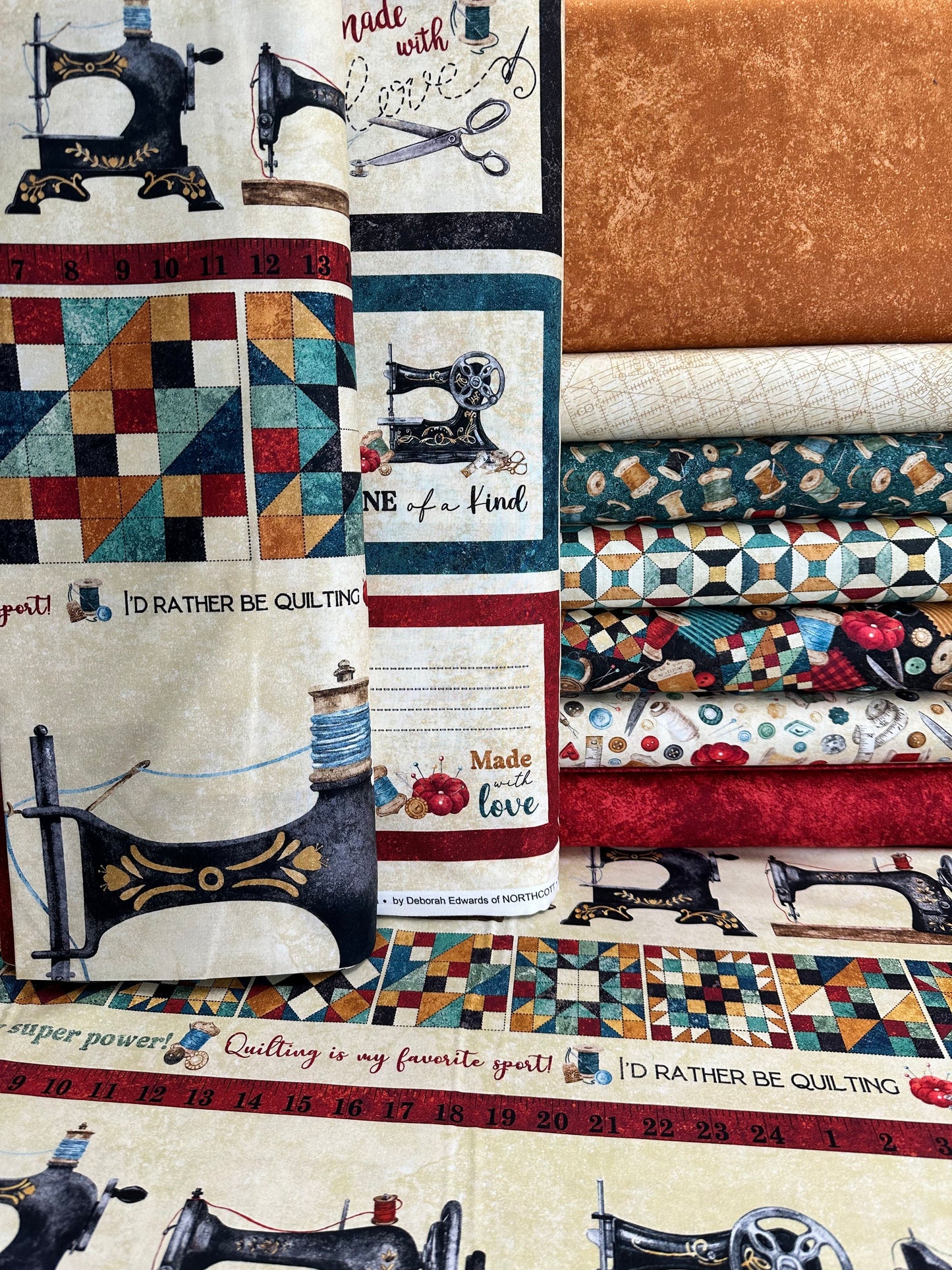 Stonehenge Stitchin by Deborah Edwards DP28341-12 Cotton Woven Fabric