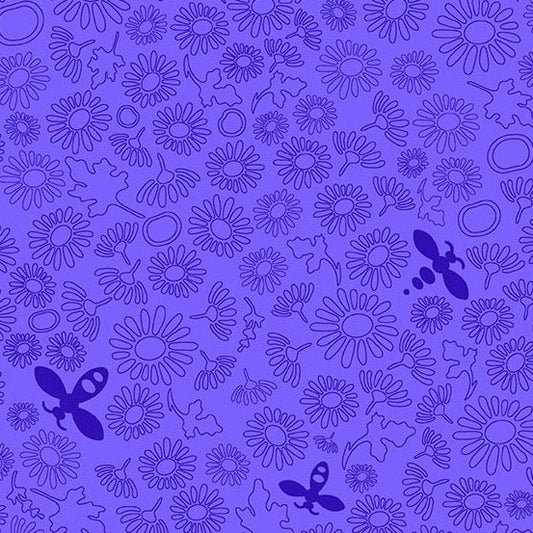 Preorder August 2026: Color Camp Dusk Bee Violet 10431-P1 by Alison Glass