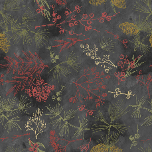 Preorder May 2026: Good Natured Wide 108" Smoke Tree Bits 8857-95 by Funny Girl