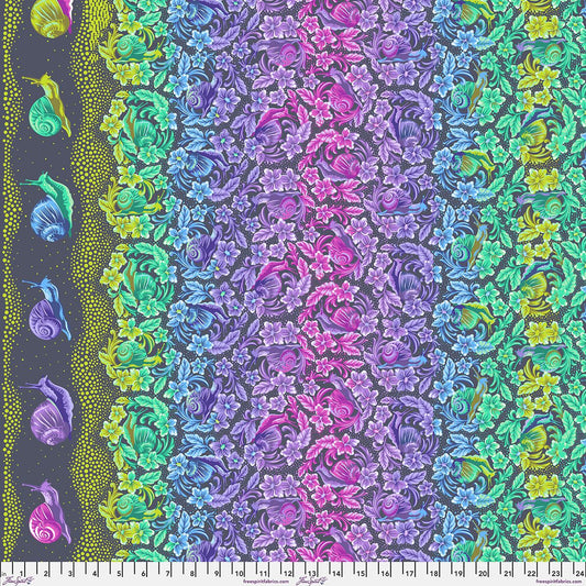 Preorder March 2027: Down to Earth Tula Pink Snailed It! PWTP295.Daybreak Fabric