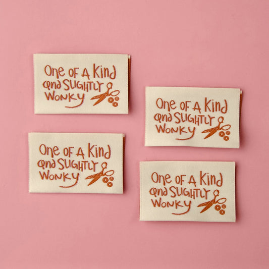 Sew In Labels Slightly Wonky Sewing Labels by Kati Cupcake KC370