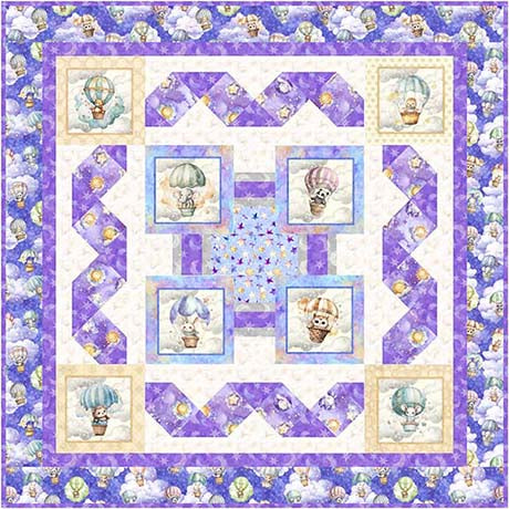 Oh the Places by Morris Creative Group Moving Along Quilt Kit USA Shipping included in Price 4458A Kit