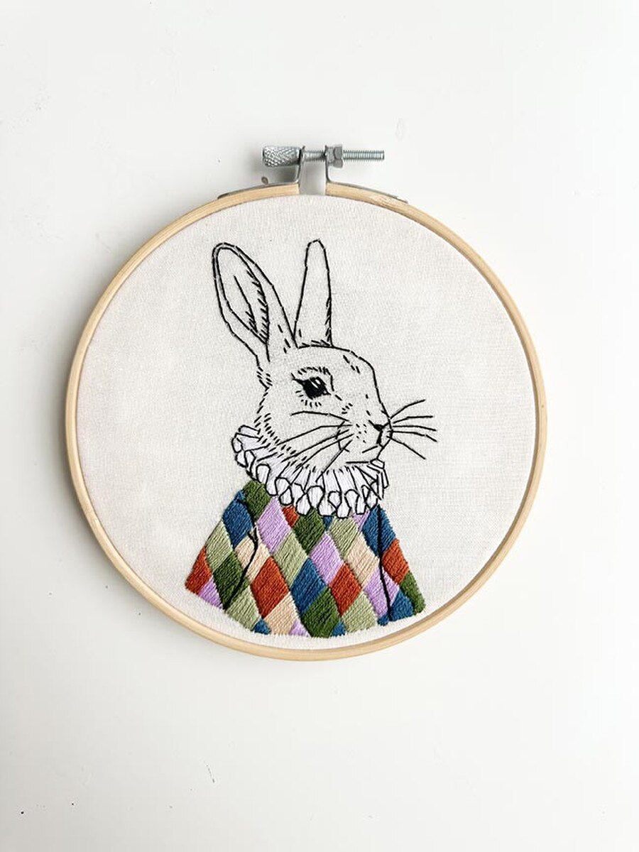 MakeBox & Co. White Rabbit Embroidery Kit KT001-87163