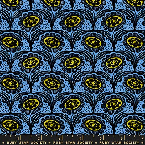 Preorder October 2026: Ink Shop Scallop Flower Lindley Blue RS2140 16 by Sarah Watts of RSS