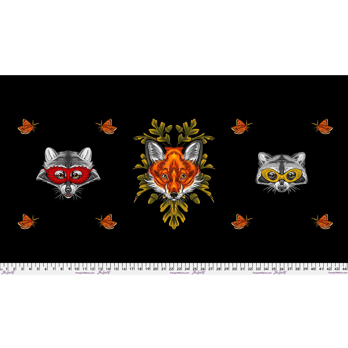 Preorder May 2027: Nocturnal Forest by Club Hauer Nocturnal Animals 25" Panel PWRH161.Panel Fabric