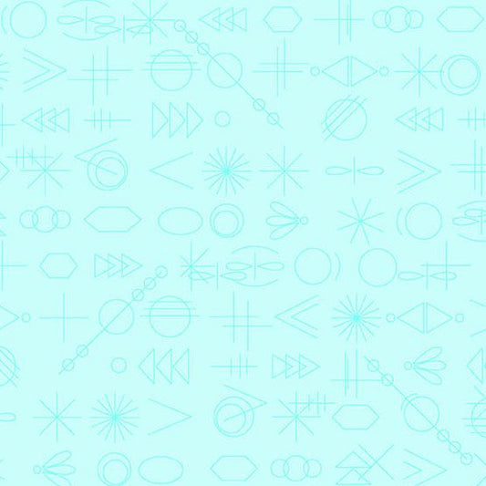 Preorder August 2026: Color Camp Grove Glass GameDay Lighter Aqua 10430-LB by Alison Glass