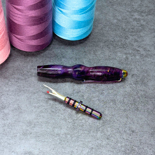 Seam Ripper Purple Rainbow by Fetch Woodcrafts