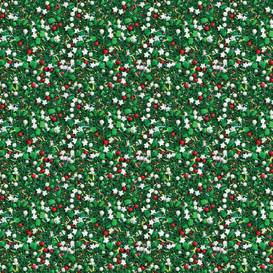 Preorder August 2026: Confetti Fun Multi Christmas Sprinkles 21250407-01 by Camelot Fabrics