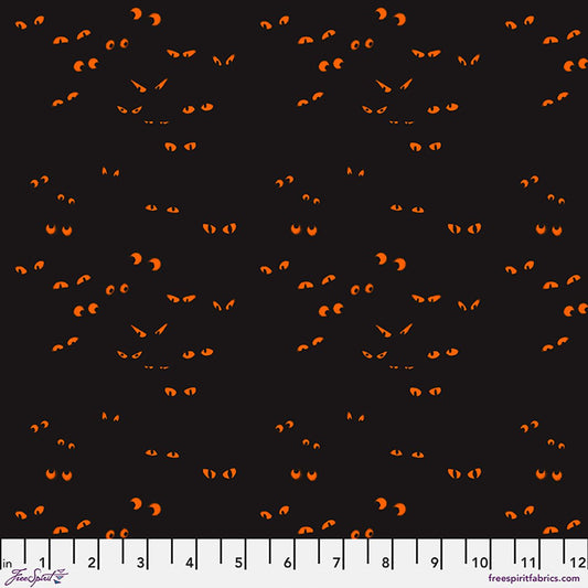 Preorder May 2027: Nocturnal Forest by Club Hauer Eye See You Black PWRH154.Black Fabric