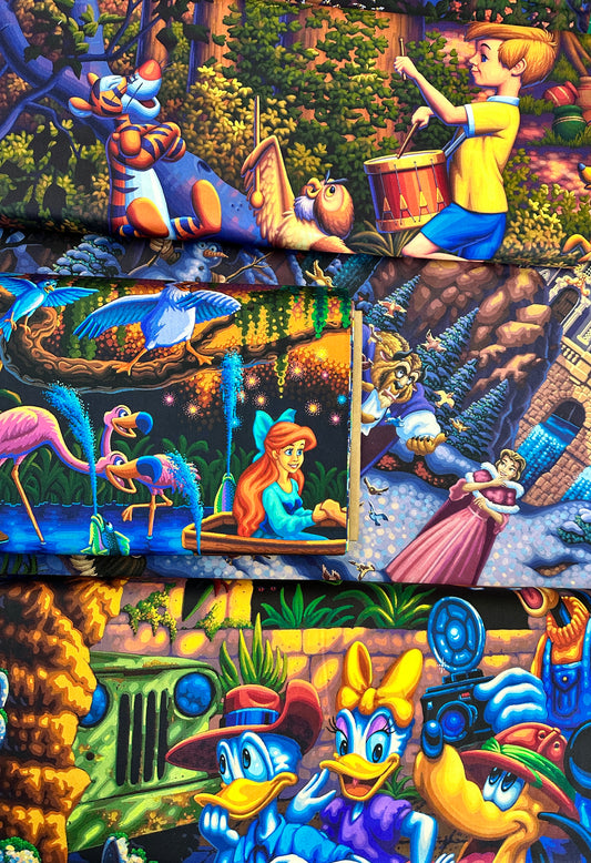 Licensed Disney Dowdle 36" Panel Exploring the Jungle  ED-0007-1C-1 Cotton Woven Panel