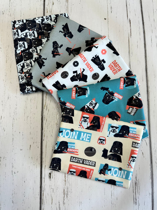 Licensed Star Wars Vader Spotlight Mid-Century Packed Trooper and Vader Multi    73011417-01 Cotton Woven Fabric