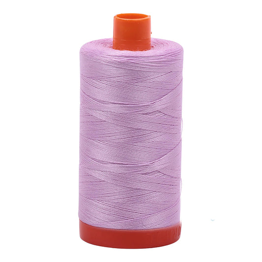 Mako Cotton Thread Solid 50wt 1422 yard spool Light Orchid   A1050-2515