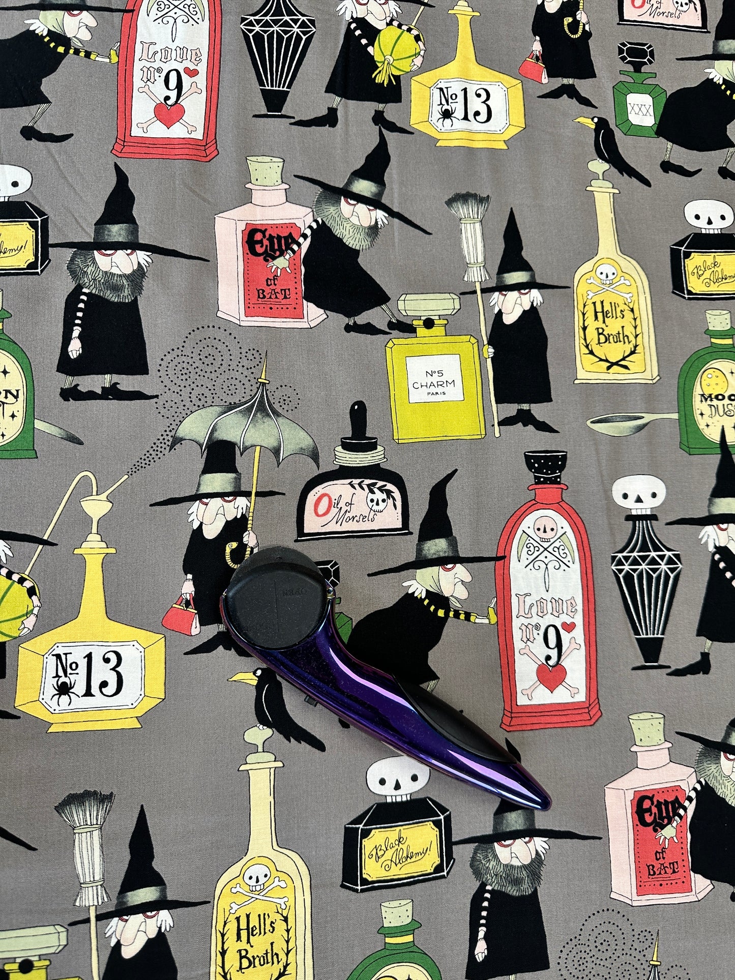 Haunted House Lotions and Potions 8666B Cotton Woven Fabric
