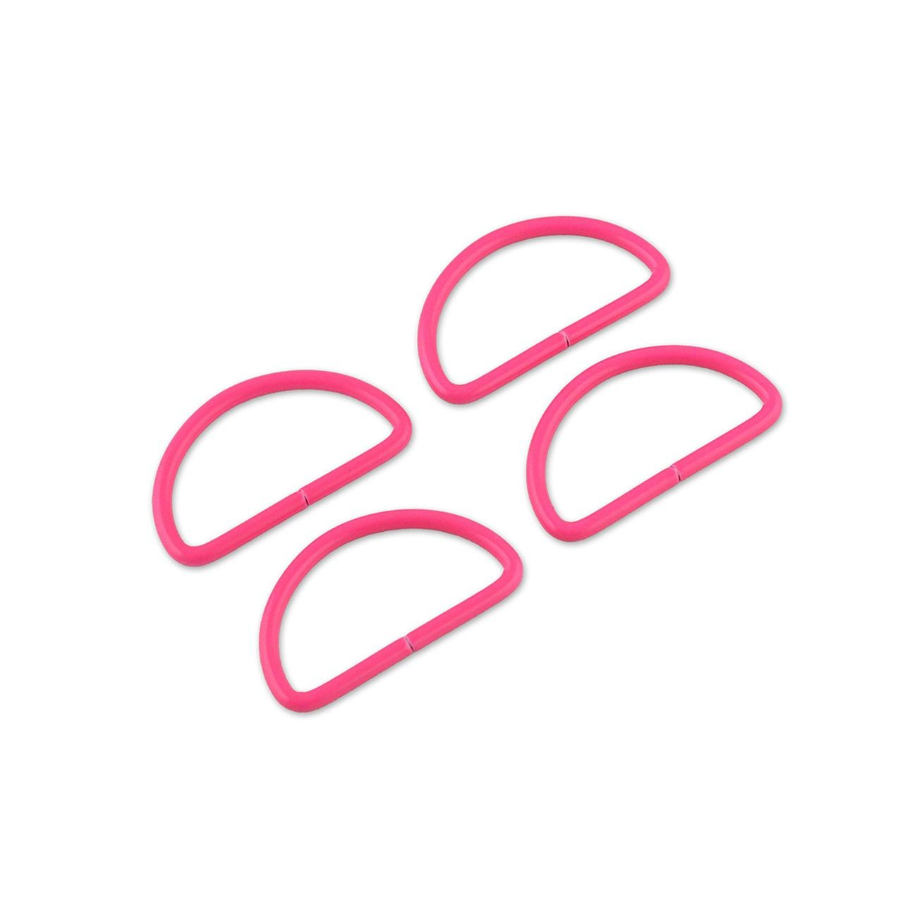 Preorder November 2026: Tula Pink Sallie Tomato: Four Neon Pink 1 1/2" D-Rings STS182NP