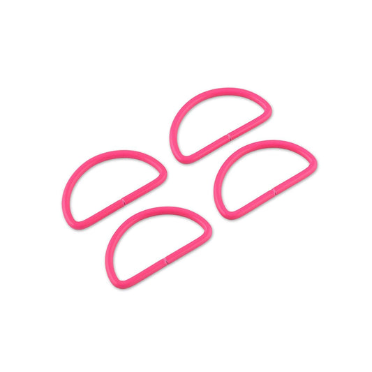 Preorder November 2026: Tula Pink Sallie Tomato: Four Neon Pink 1 1/2" D-Rings STS182NP