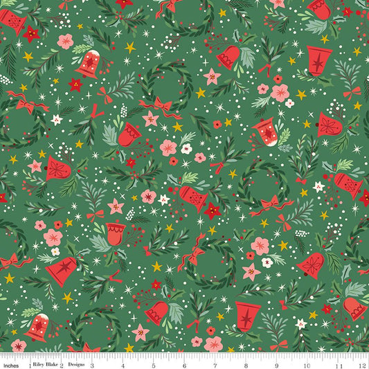 Preorder May 2027: Carol Berries and Boughs Cactus Sparkle SC19056-CACTUS by Jill Howarth