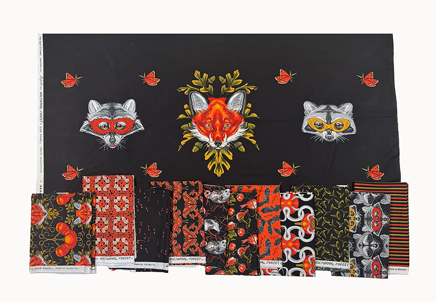 Preorder May 2027: Nocturnal Forest by Club Hauer FY Bundle of 11 Prints Plus 1-25" Panel Fabric