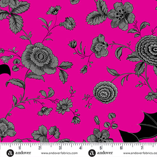 Phantasm by Libs Elliott Night Garden Scream A.1517.E Cotton Woven Fabric
