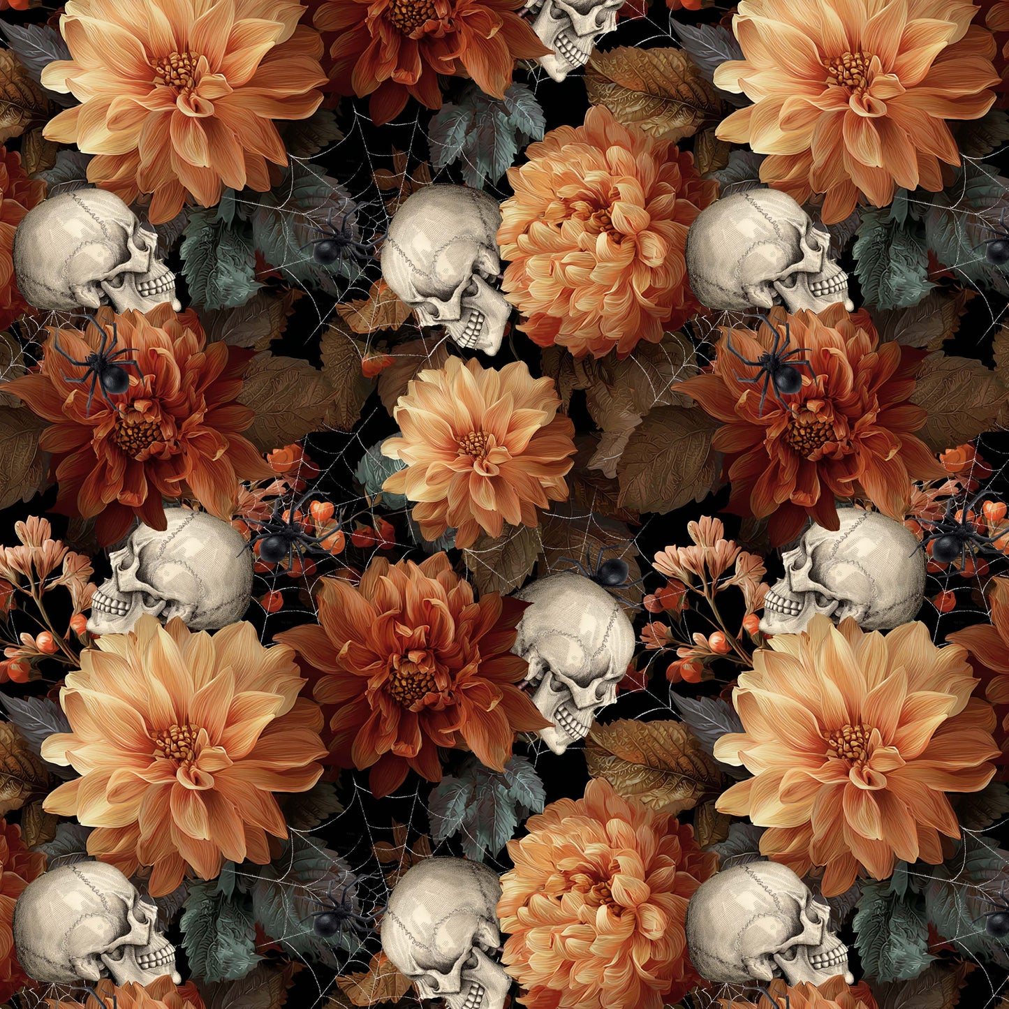 Preorder June 2027: Gathering at Dusk Floral and Skulls Spice 1248-35