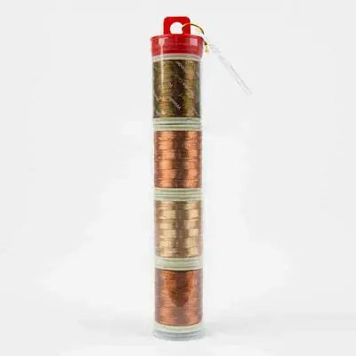 WonderFil Spotlite Metallic Thread Tube WFMT-Brown
