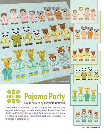Preorder July 2026: Elizabeth Hartman Patterns Pajama Party EH090