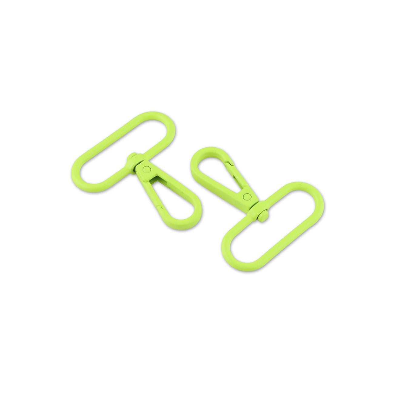 Preorder November 2026: Tula Pink Sallie Tomato: Two Neon Yellow 1 1/2" Swivel Hooks STS180NY