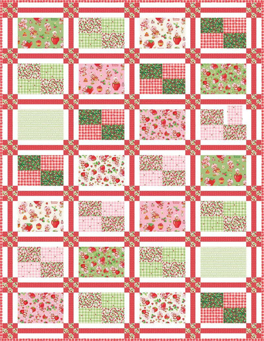 Preorder November 2026: The World of Strawberry Shortcake Spring Fling Quilt Kit